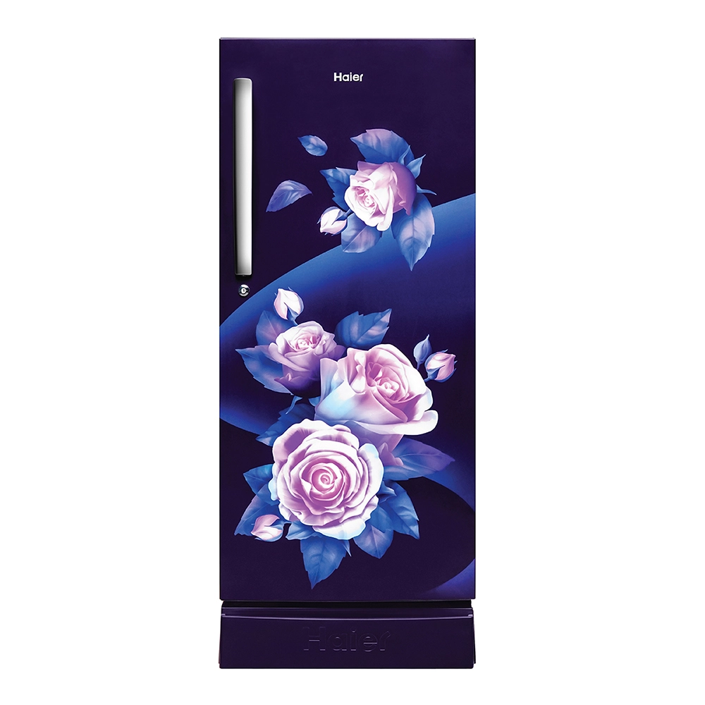 Haier 190L 5 Star Direct Cool Single Door Refrigerator with Toughened Glass Shelf - HRD-2105PMR-P